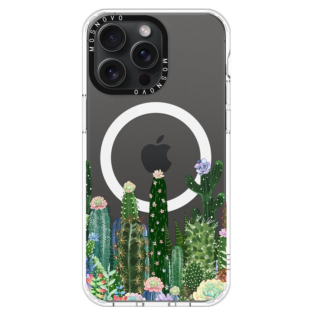 Desert Cactus Phone Case - iPhone 15 Pro Max Case - MOSNOVO