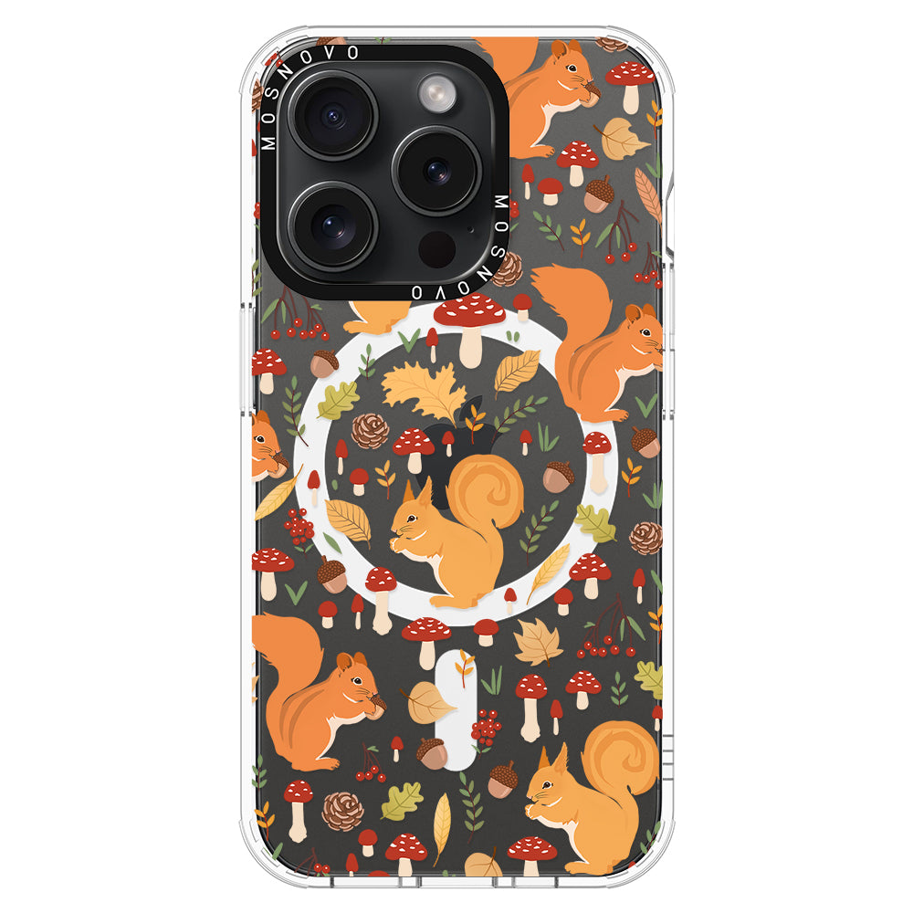 Autumn Squirrel Phone Case - iPhone 15 Pro Case - MOSNOVO