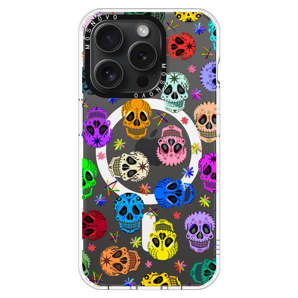 Skull Phone Case - iPhone 15 Pro Case - MOSNOVO