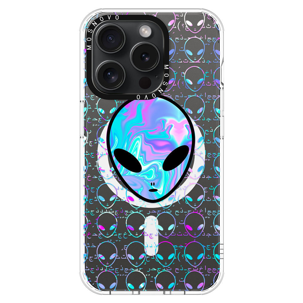 Space Alien Phone Case - iPhone 15 Pro Case - MOSNOVO