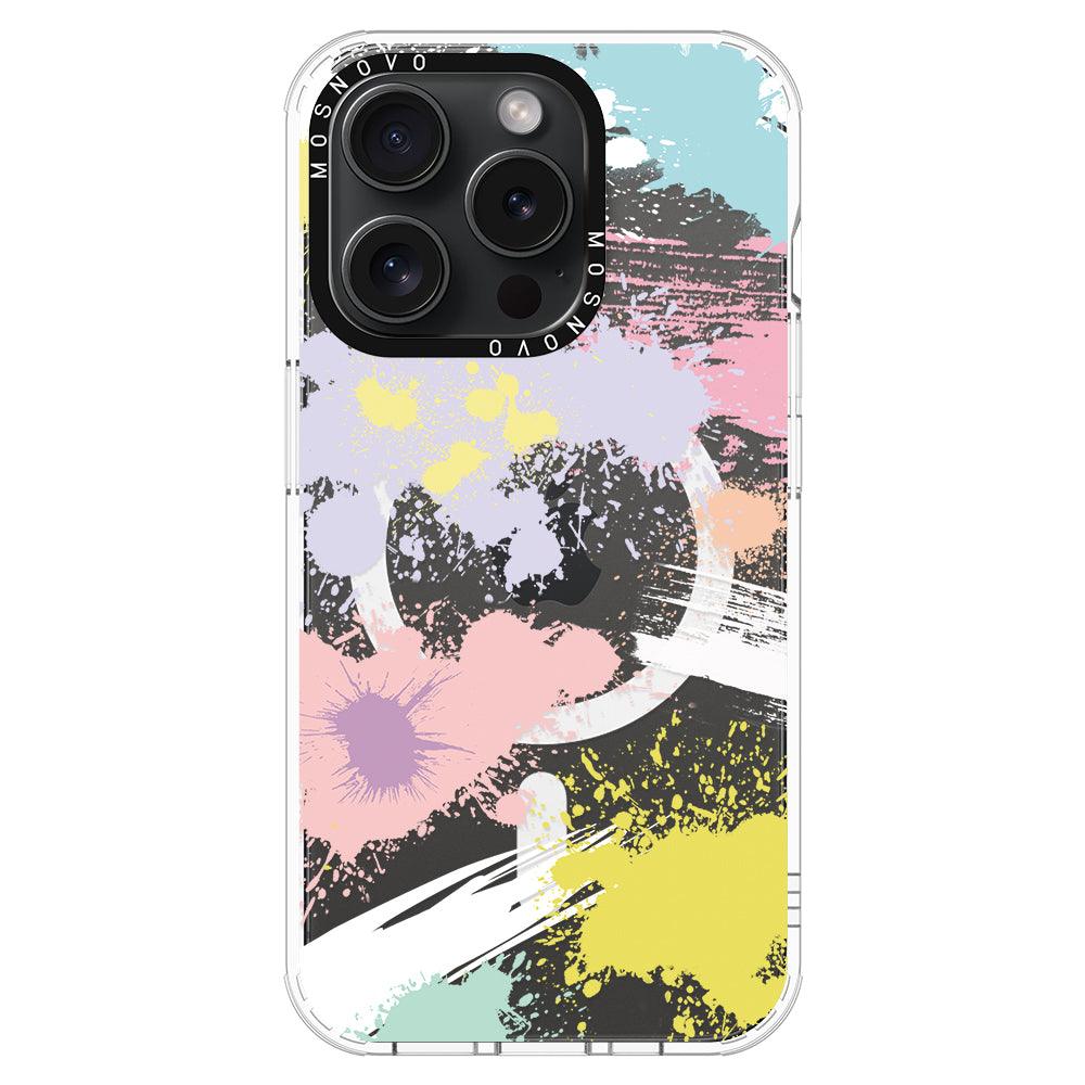 Splash Paint Phone Case - iPhone 15 Pro Case - MOSNOVO