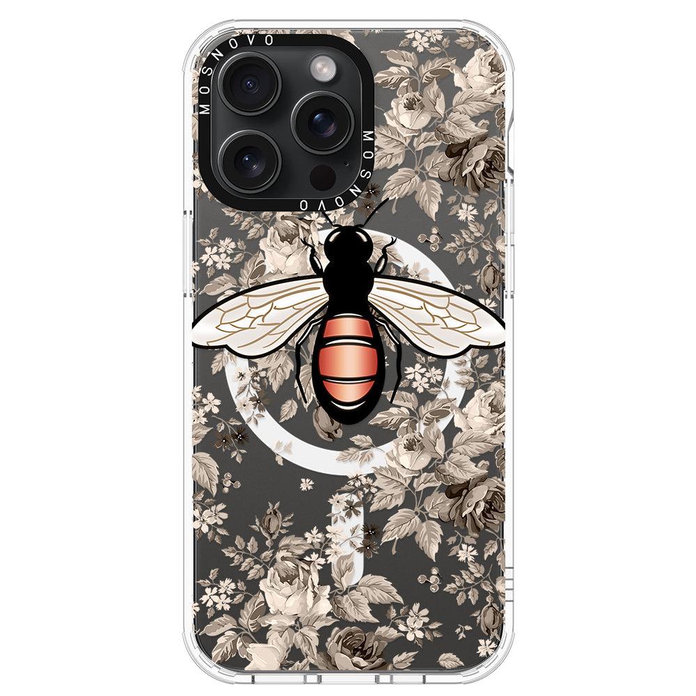 Vintage Bee Phone Case - iPhone 15 Pro Max Case - MOSNOVO