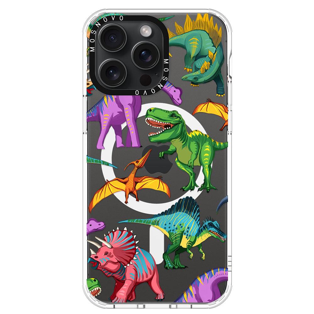 Dinosaur World Phone Case - iPhone 15 Pro Max Case - MOSNOVO