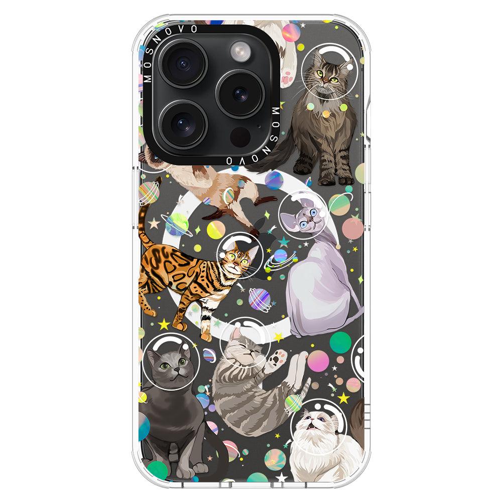 Space Cat Phone Case - iPhone 15 Pro Case - MOSNOVO