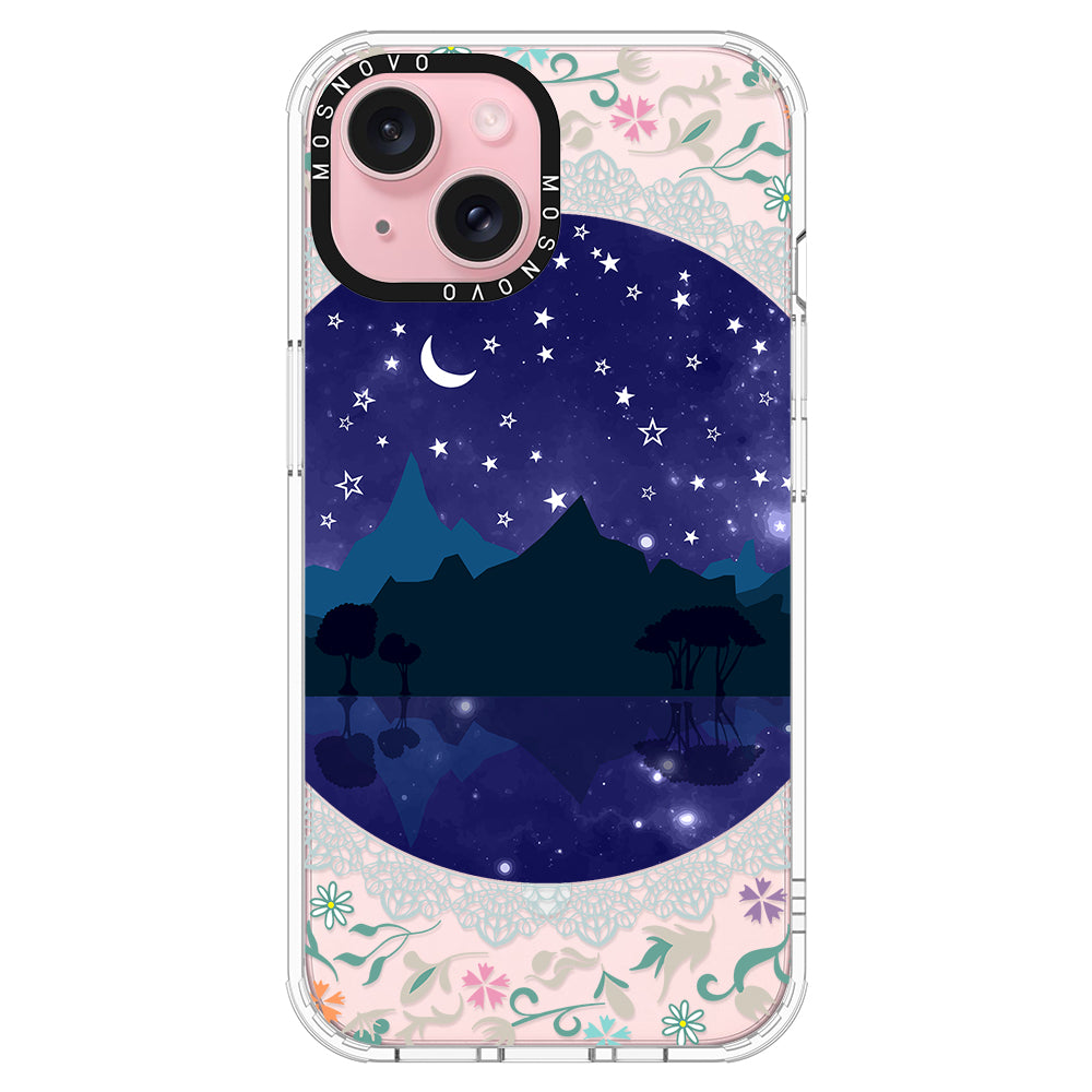 Night Scene Phone Case - iPhone 15 Case Clear With Magsafe