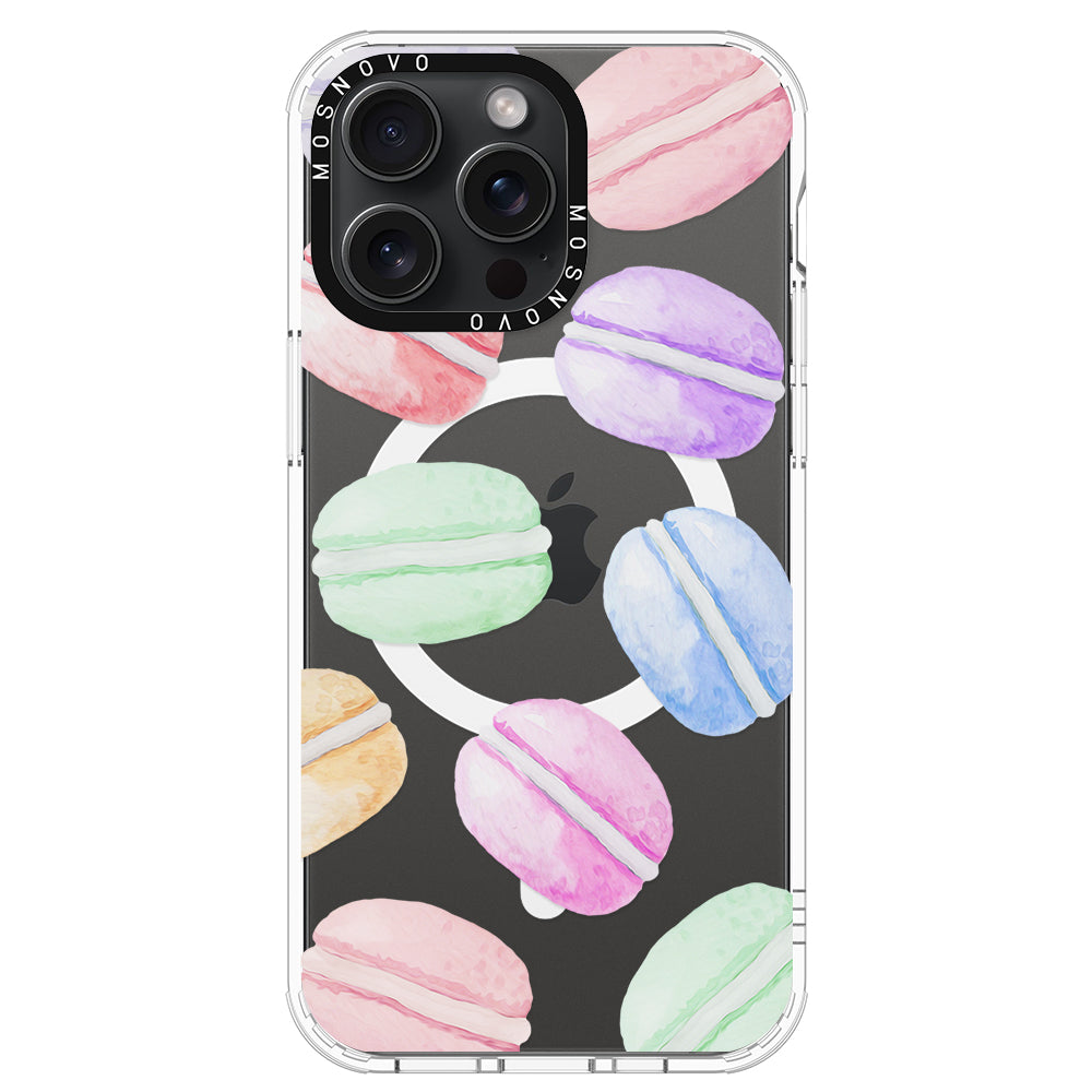 Pastel Macaron Phone Case - iPhone 15 Pro Max Case - MOSNOVO