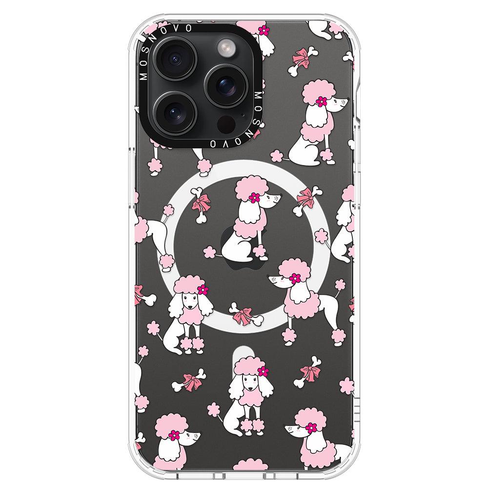 Cute Poodle Phone Case - iPhone 15 Pro Max Case - MOSNOVO