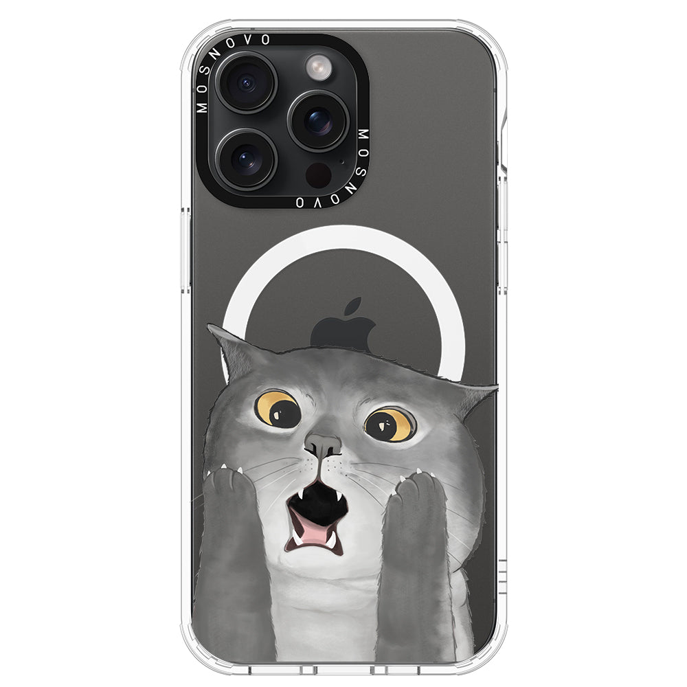 OMG Cat Phone Case - iPhone 15 Pro Max Case - MOSNOVO