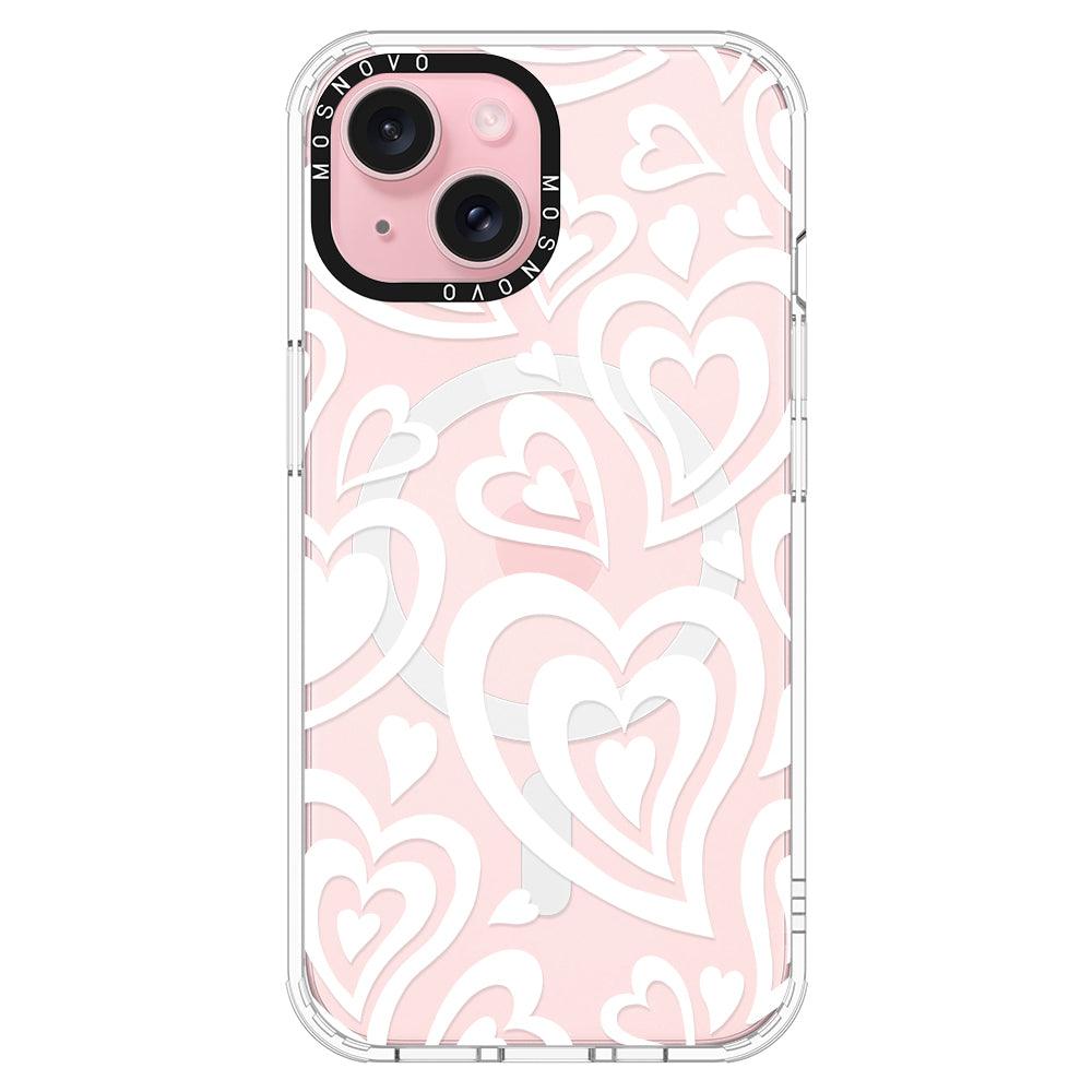 Twist Heart Phone Case - iPhone 15 Case - MOSNOVO