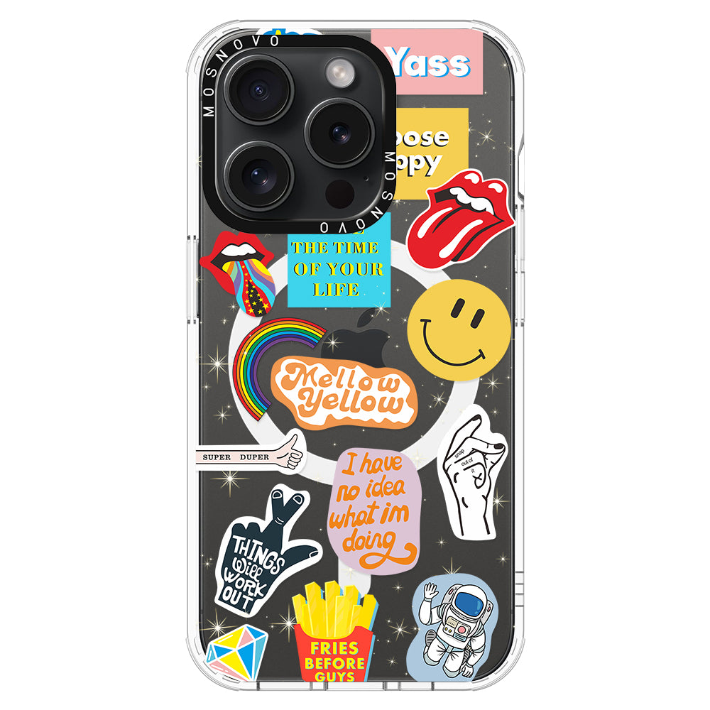 Pop Culture Phone Case - iPhone 15 Pro Case - MOSNOVO