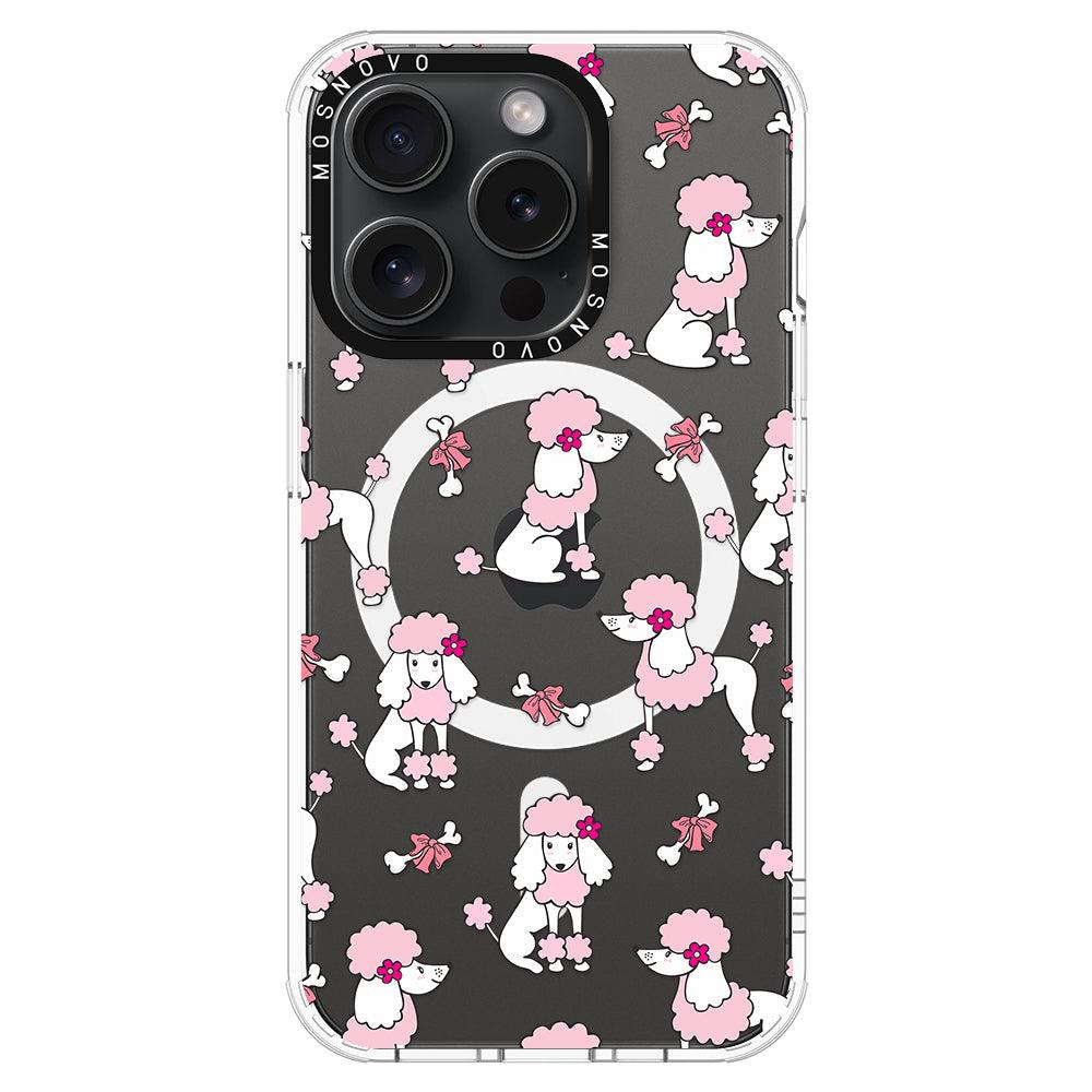 Cute Poodle Phone Case - iPhone 15 Pro Case - MOSNOVO