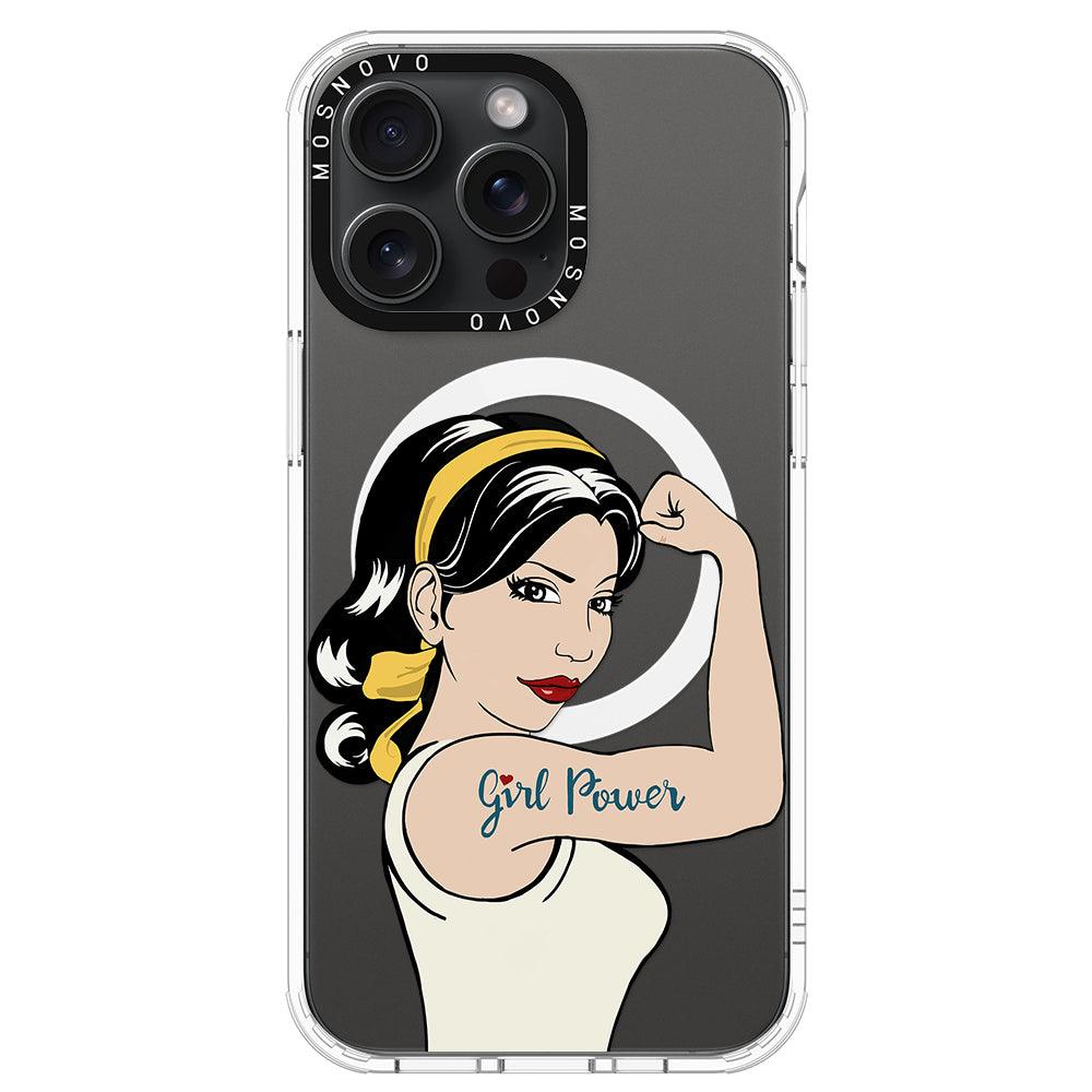 Girl Power Phone Case - iPhone 15 Pro Max Case - MOSNOVO