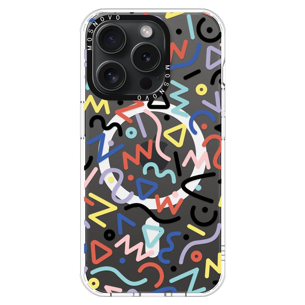 Doodle Art Phone Case - iPhone 15 Pro Case - MOSNOVO