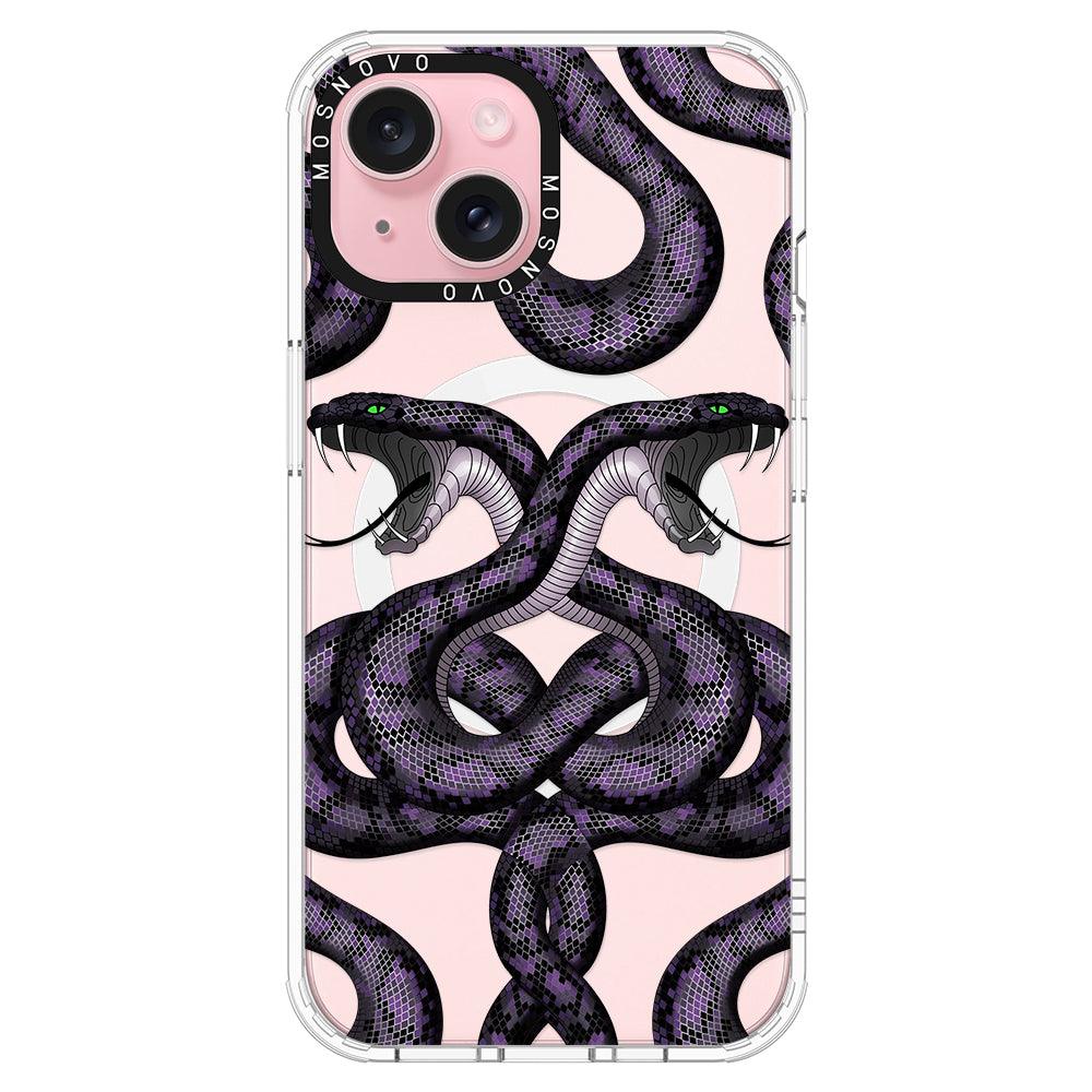 Mystery Snake Phone Case - iPhone 15 Plus Case - MOSNOVO