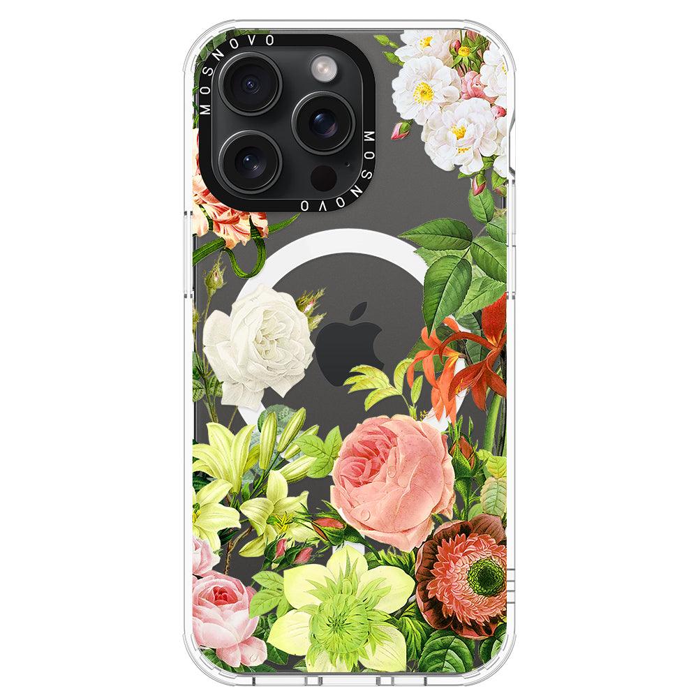 Botanical Garden Phone Case - iPhone 15 Pro Max Case - MOSNOVO