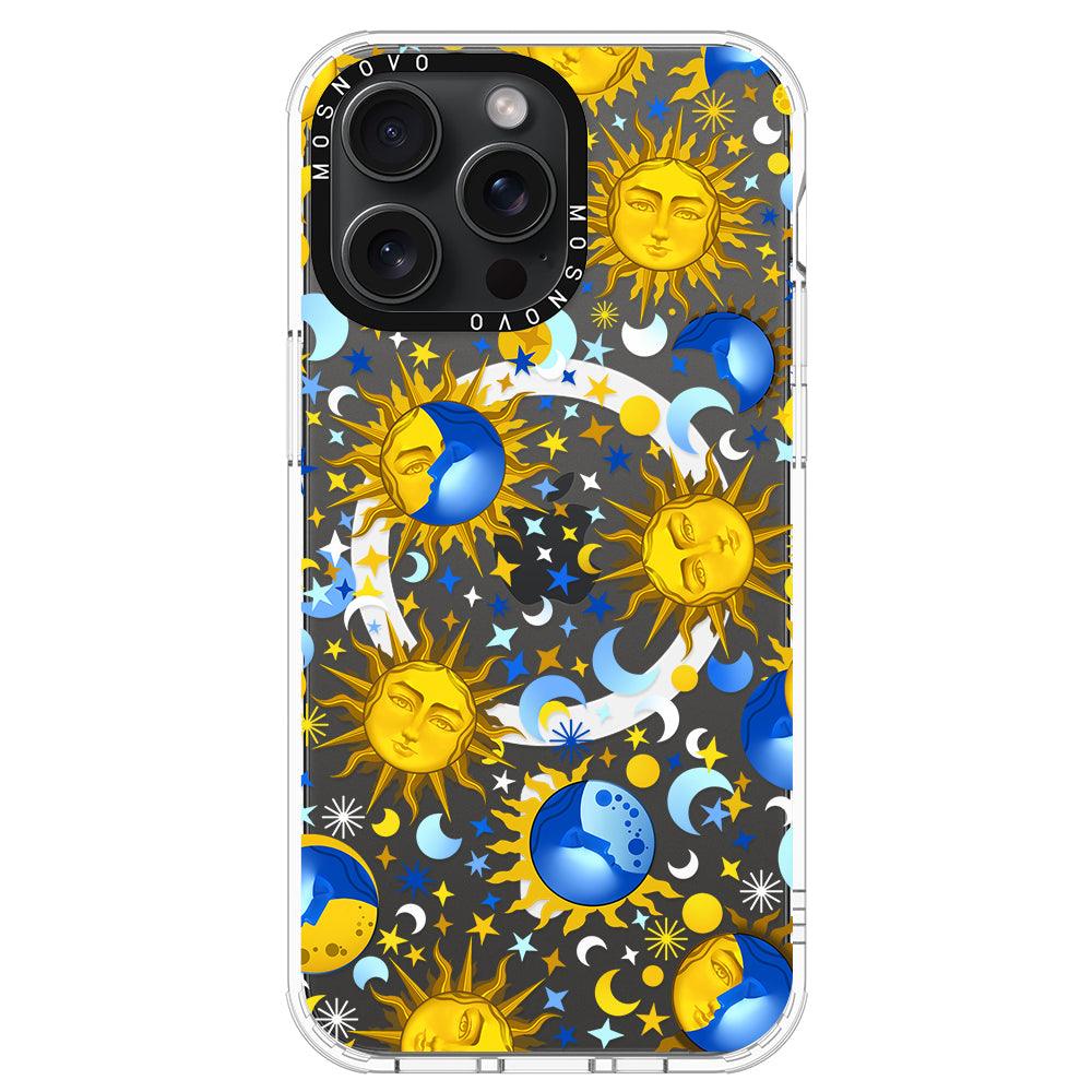 Sun and Moon Phone Case - iPhone 15 Pro Max Case - MOSNOVO