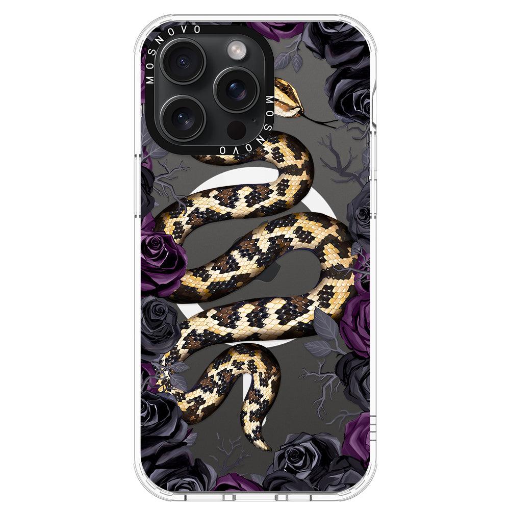 Secret Snake Garden Phone Case - iPhone 15 Pro Max Case - MOSNOVO