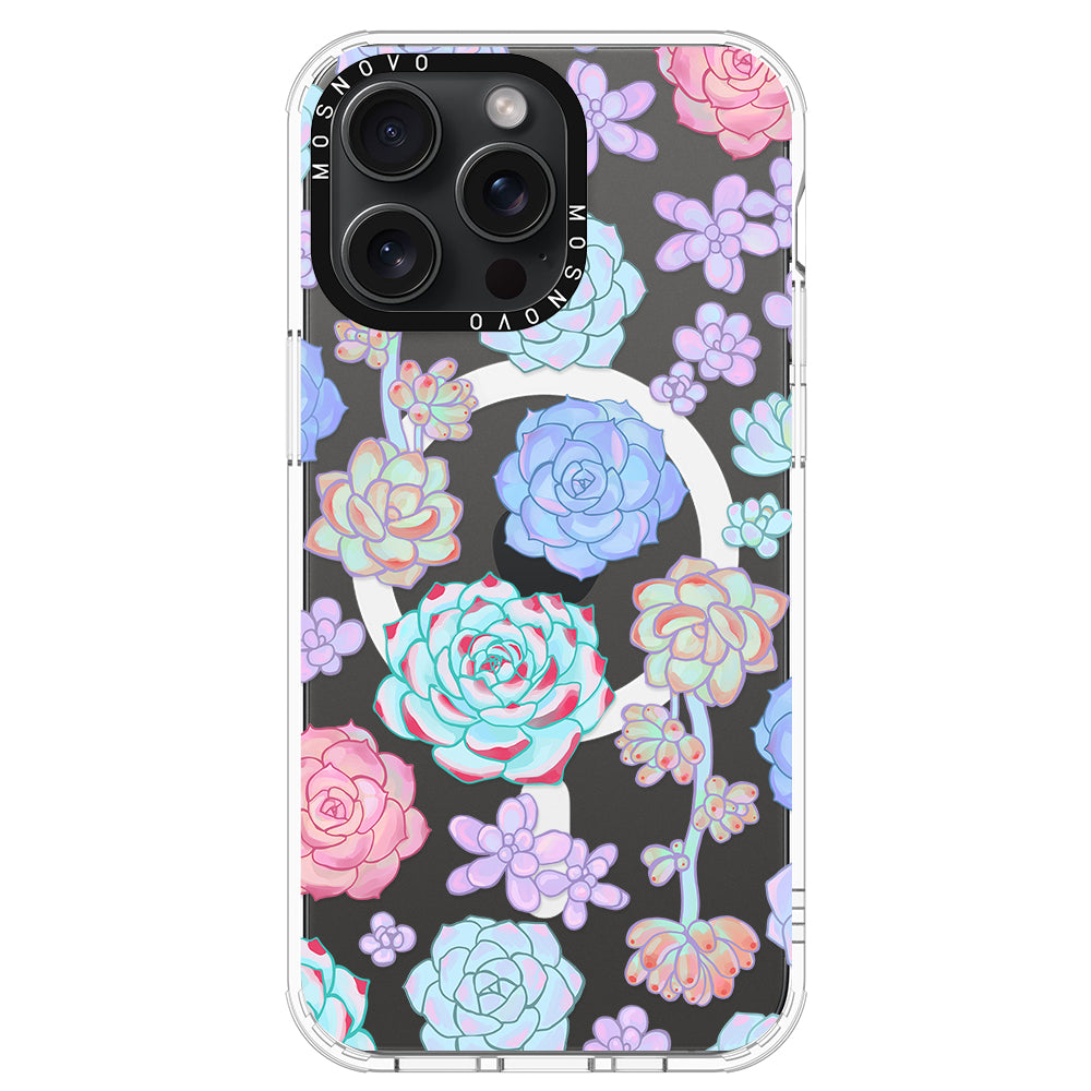 Succulents Phone Case - iPhone 15 Pro Max Case - MOSNOVO