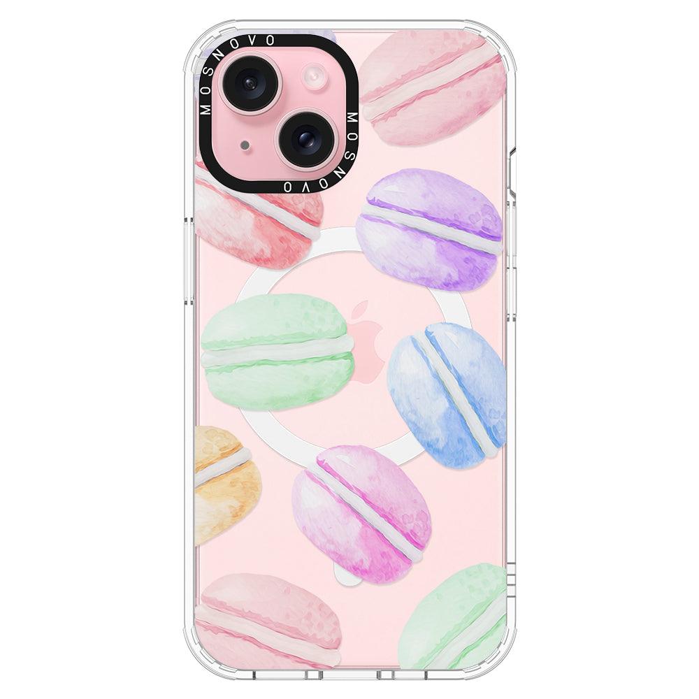 Pastel Macaron Phone Case - iPhone 15 Plus Case - MOSNOVO