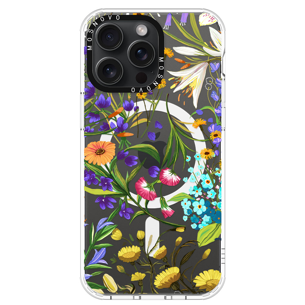 Summer Flower Holidays Phone Case - iPhone 15 Pro Max Case - MOSNOVO