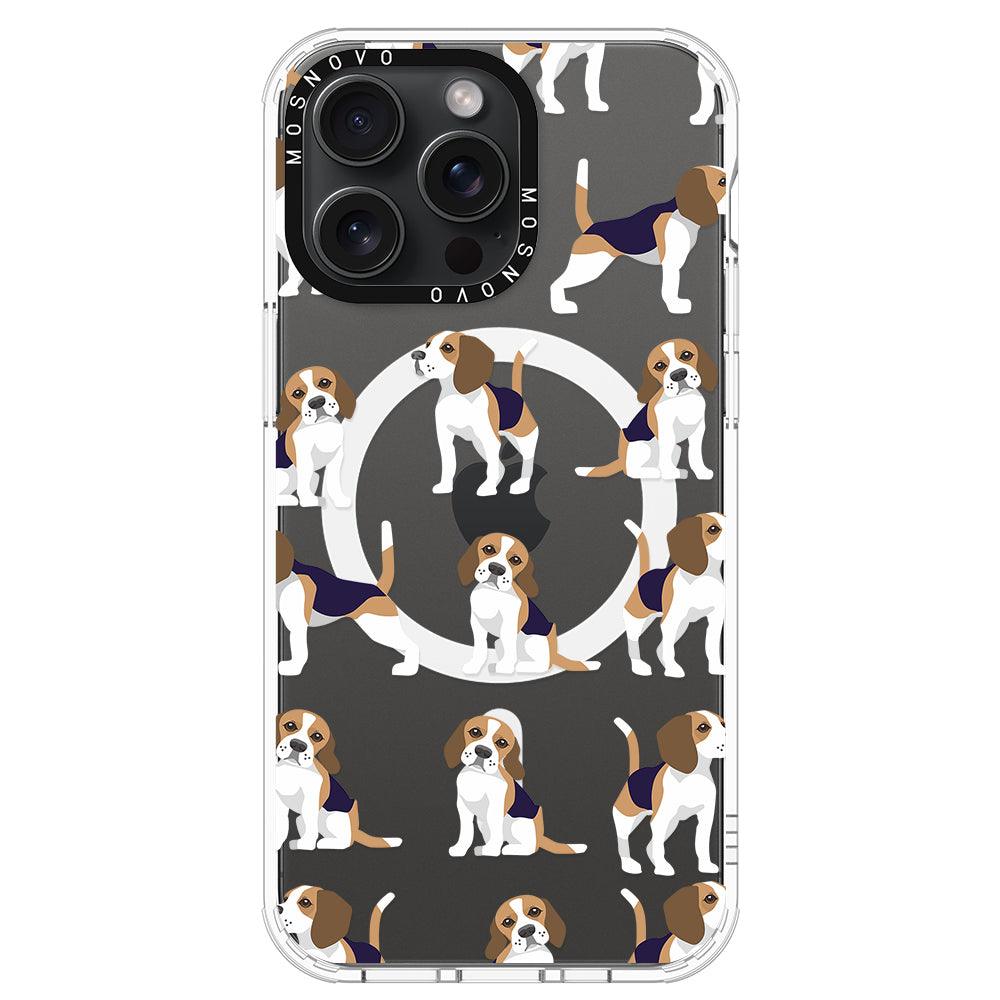 Cute Beagles Phone Case - iPhone 15 Pro Max Case - MOSNOVO