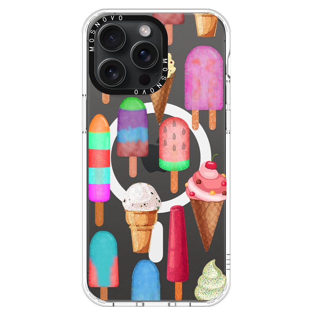 Ice Cream Phone Case - iPhone 15 Pro Max Case - MOSNOVO