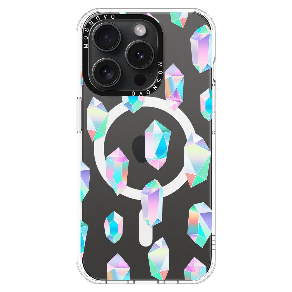 Gradient Diamond Phone Case - iPhone 15 Pro Case - MOSNOVO