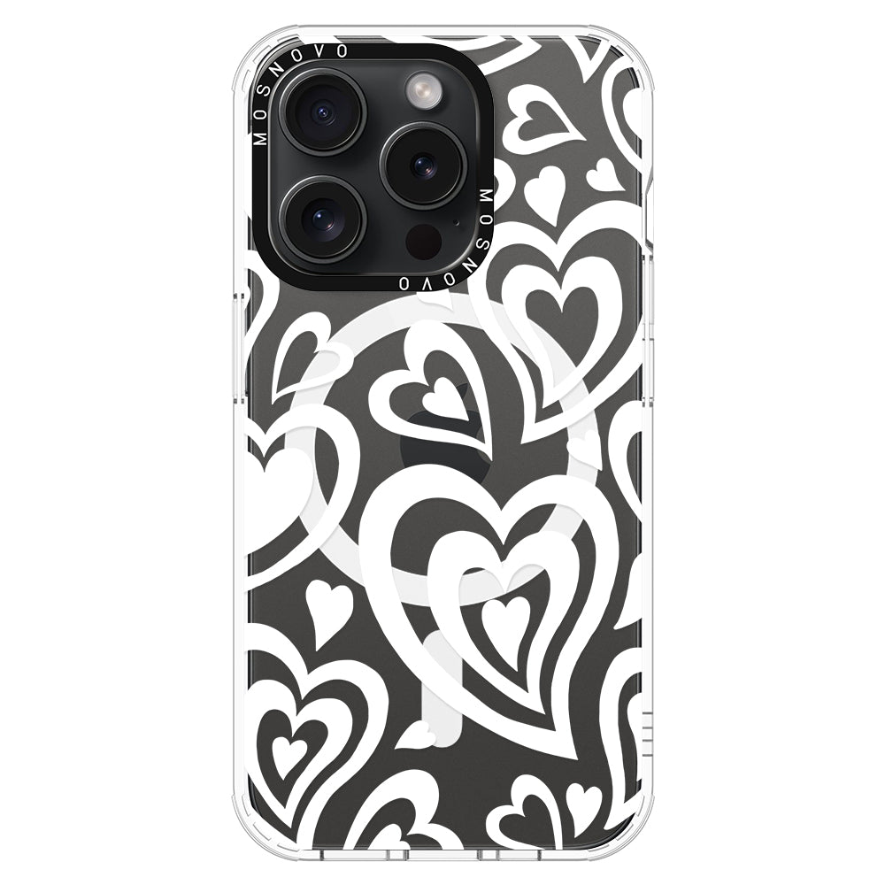 Twist Heart Phone Case - iPhone 15 Pro Case - MOSNOVO