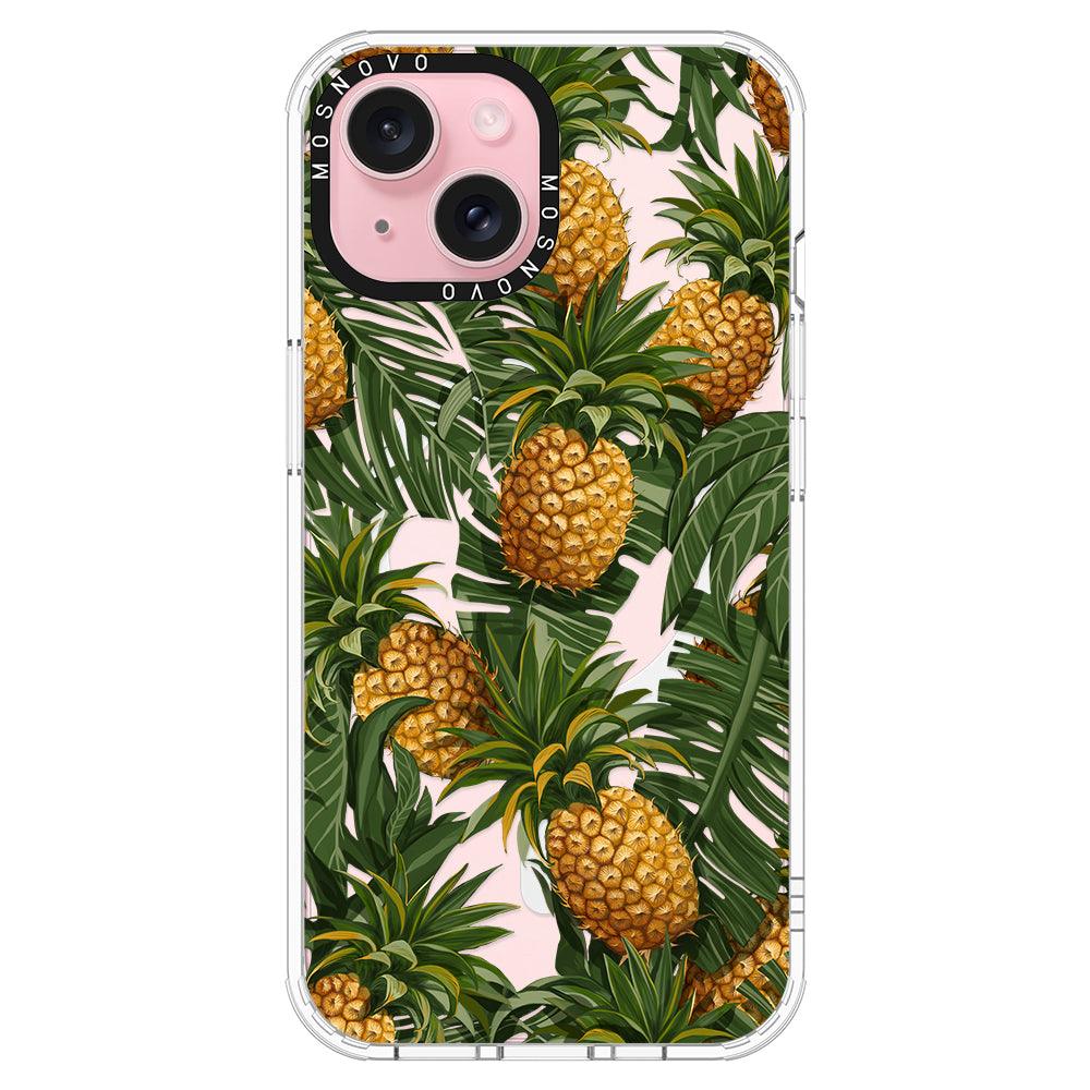 Pineapple Botany Phone Case - iPhone 15 Plus Case - MOSNOVO