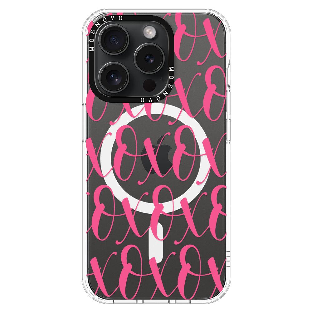 XOXO Phone Case - iPhone 15 Pro Case - MOSNOVO