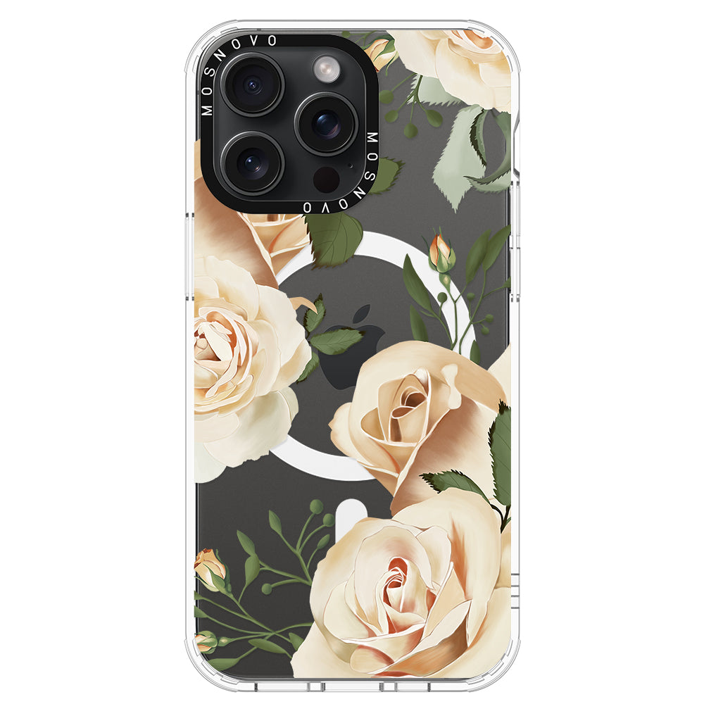 Champagne Roses Phone Case - iPhone 15 Pro Max Case - MOSNOVO