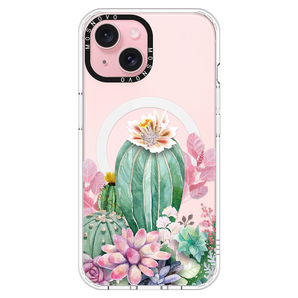 Cactaceae Phone Case - iPhone 15 Plus Case - MOSNOVO