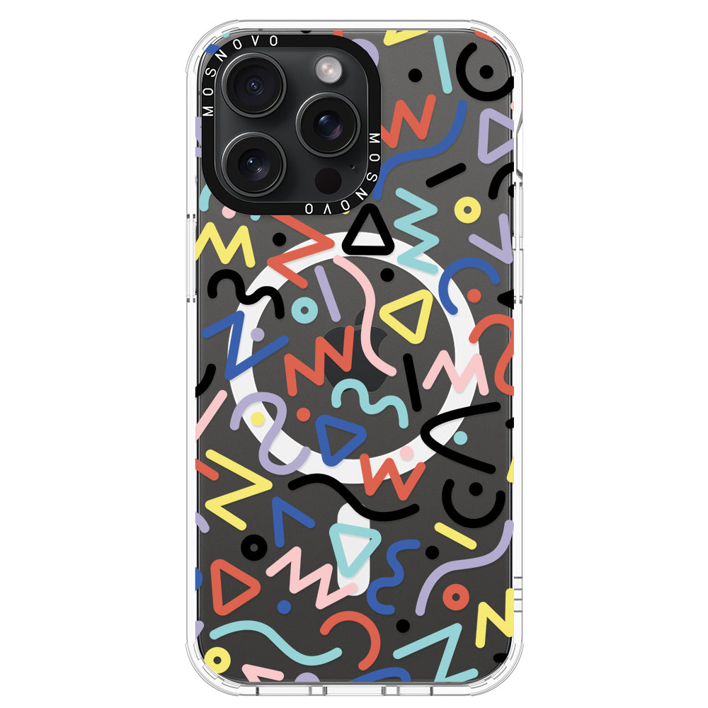 Doodle Art Phone Case - iPhone 15 Pro Max Case - MOSNOVO