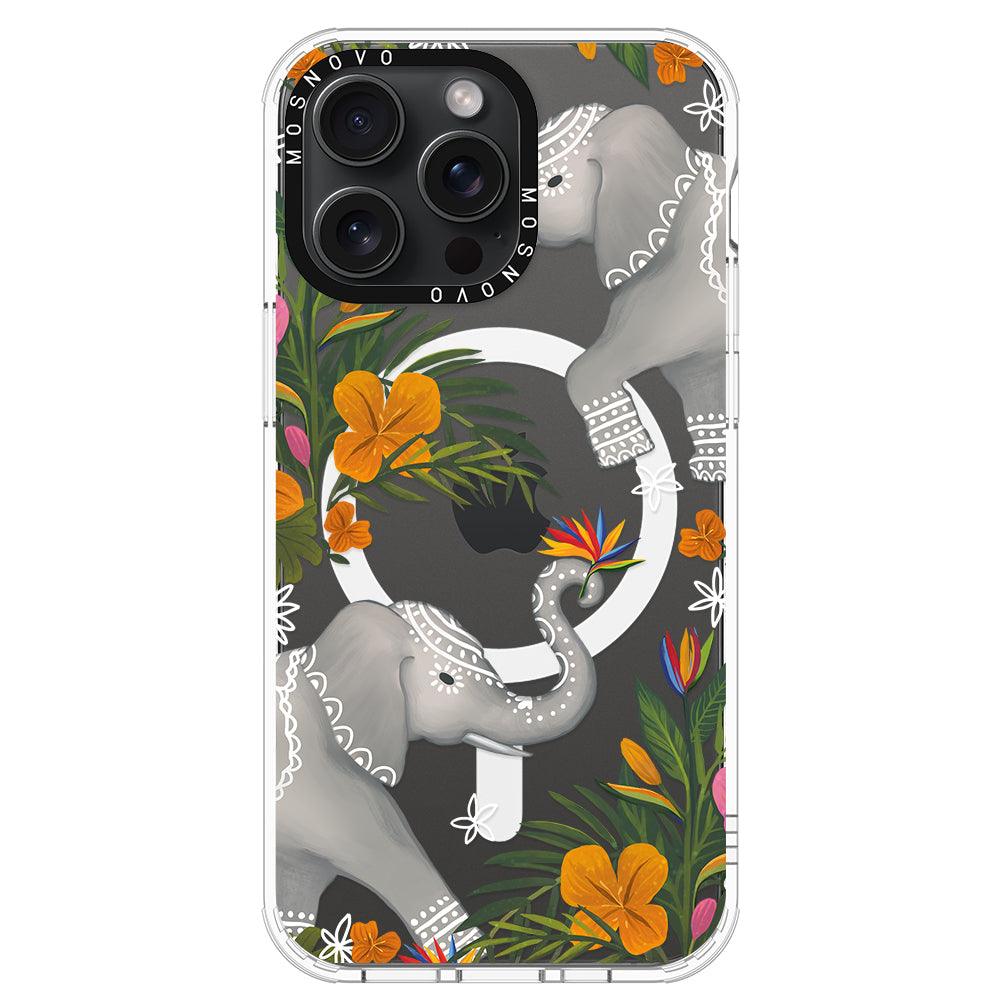 Elephant Phone Case - iPhone 15 Pro Max Case - MOSNOVO