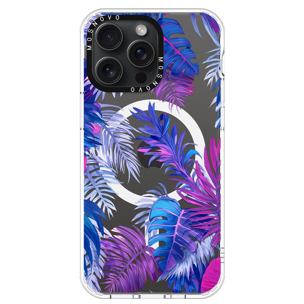 Fancy Palm Leaves Phone Case - iPhone 15 Pro Max Case - MOSNOVO