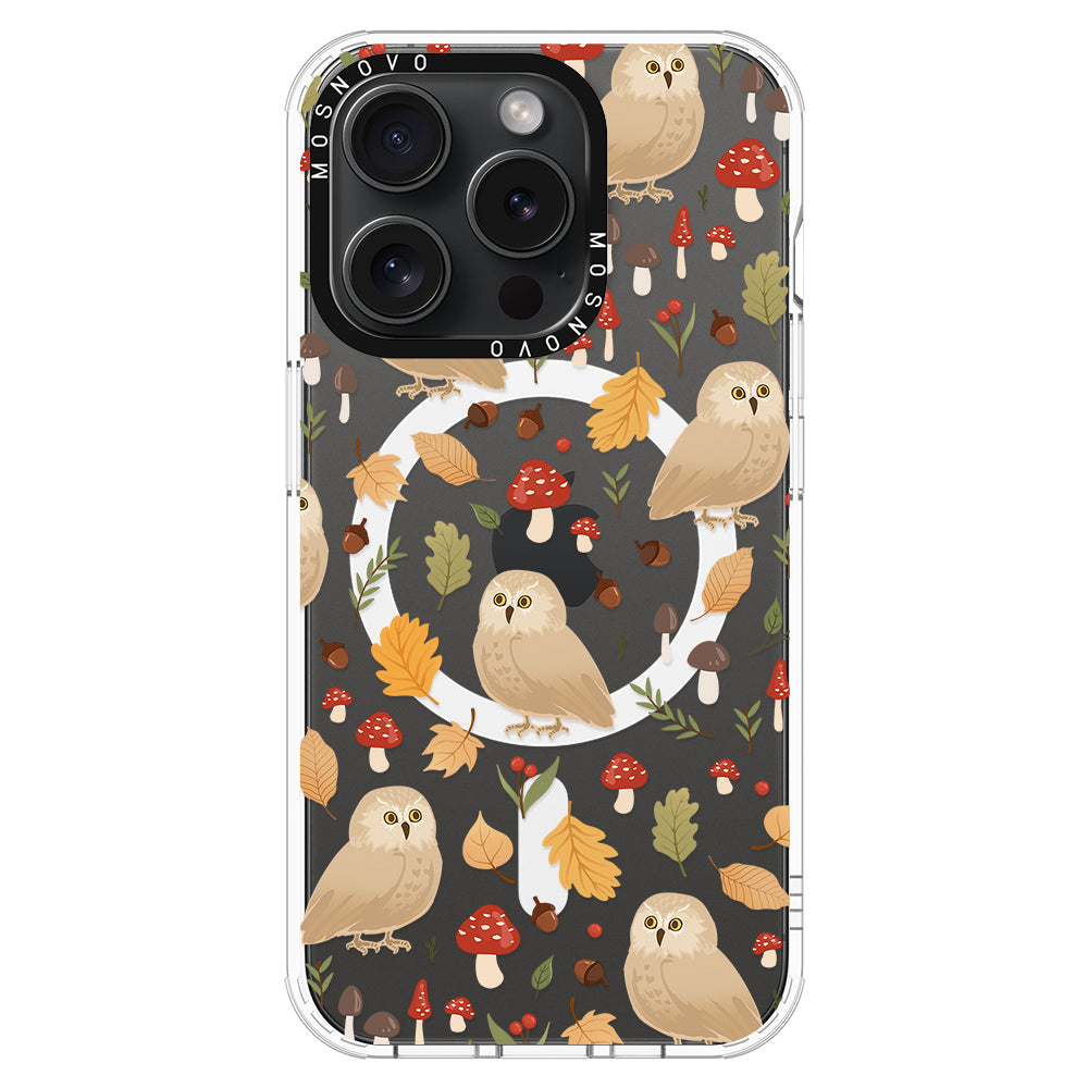 Autumn Owl Phone Case - iPhone 15 Pro Case - MOSNOVO