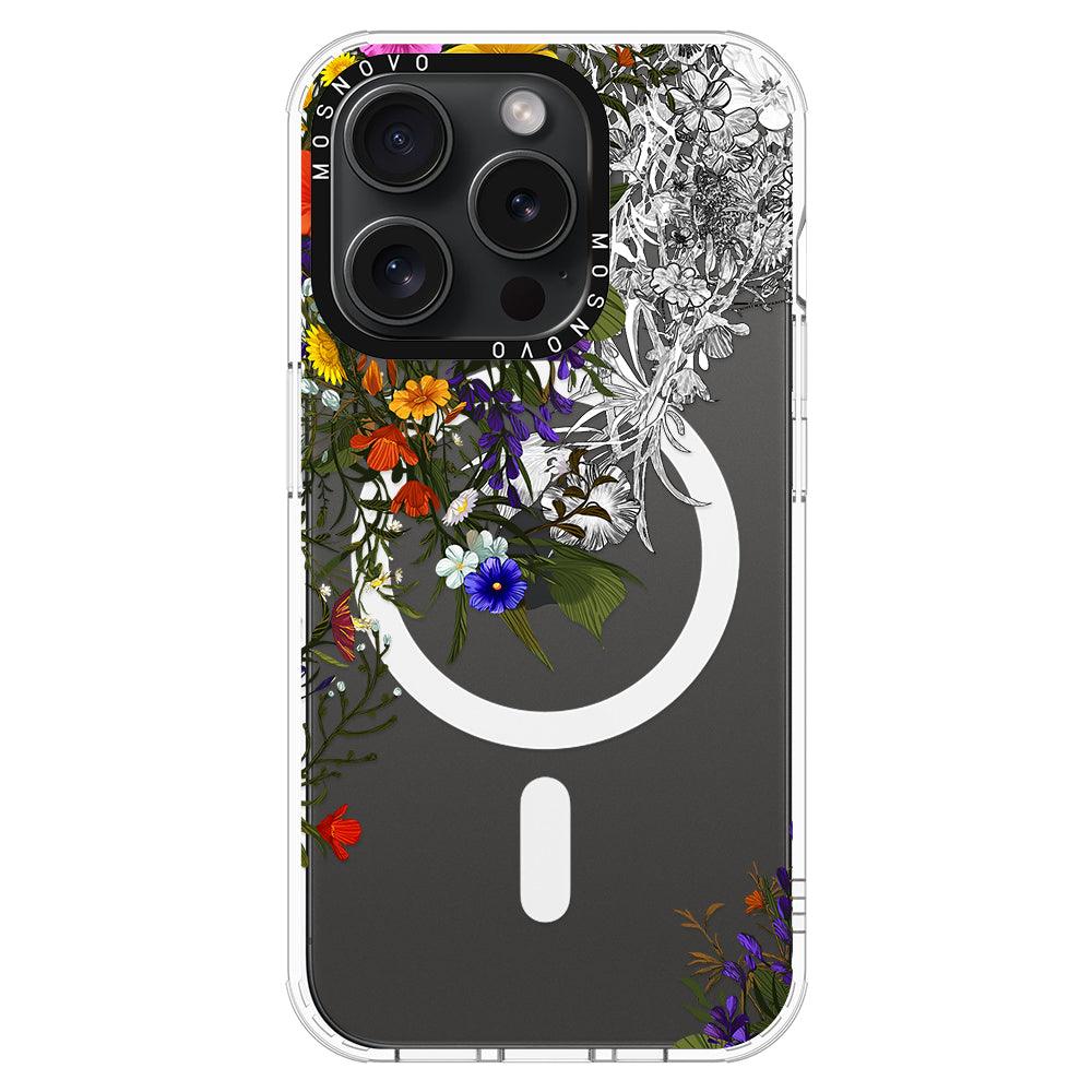 Beautiful Bloom Phone Case - iPhone 15 Pro Case - MOSNOVO