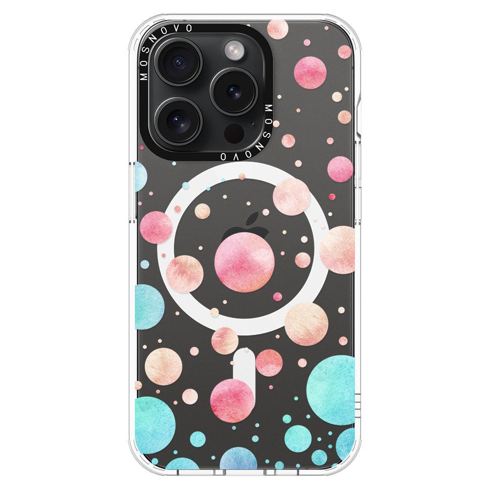 Colorful Bubbles Phone Case - iPhone 15 Pro Case - MOSNOVO