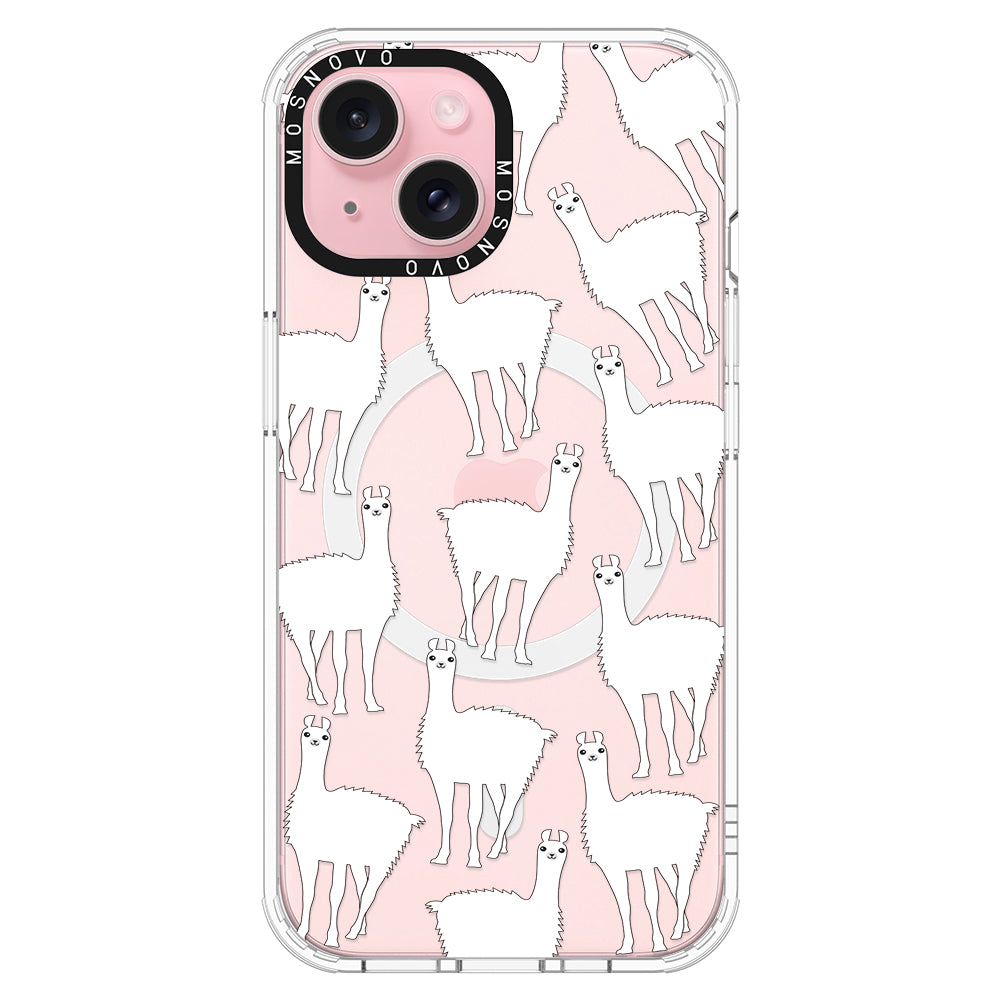 Llama Phone Case - iPhone 15 Case - MOSNOVO