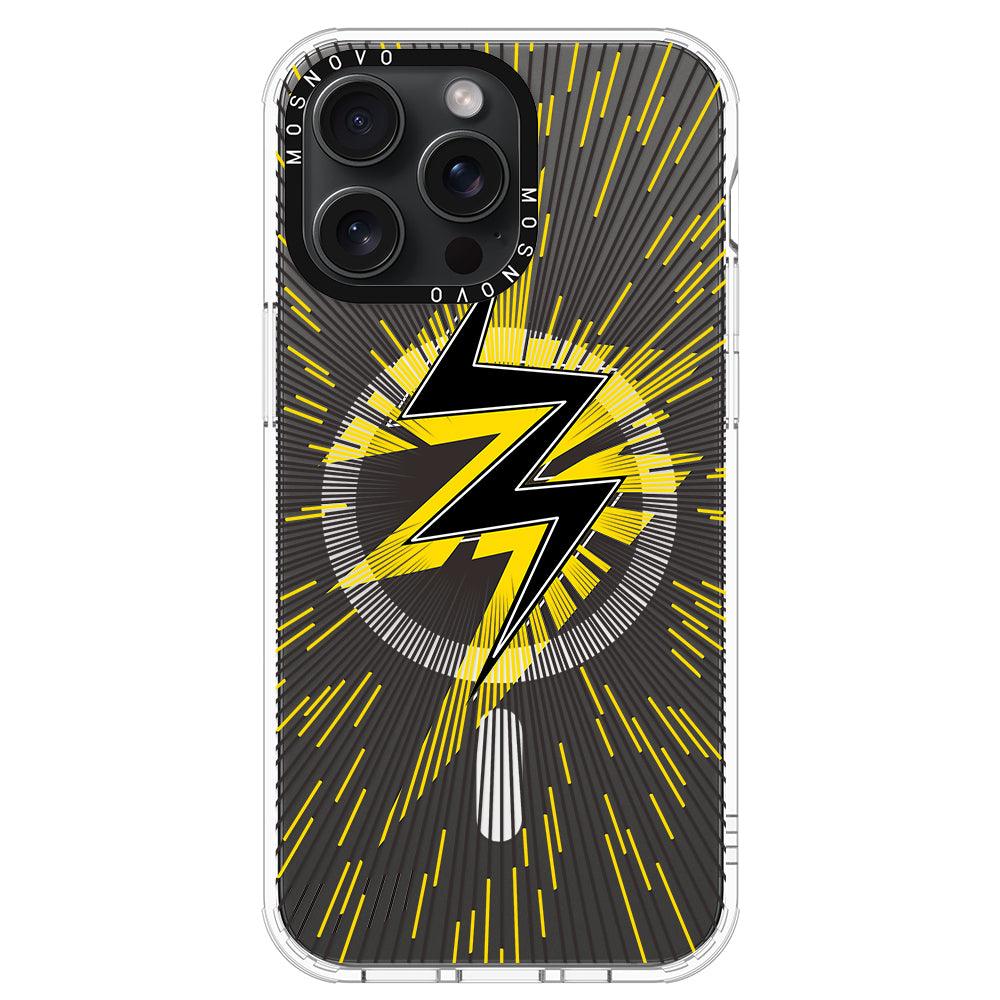 Lightning Bolt Phone Case - iPhone 15 Pro Max Case - MOSNOVO