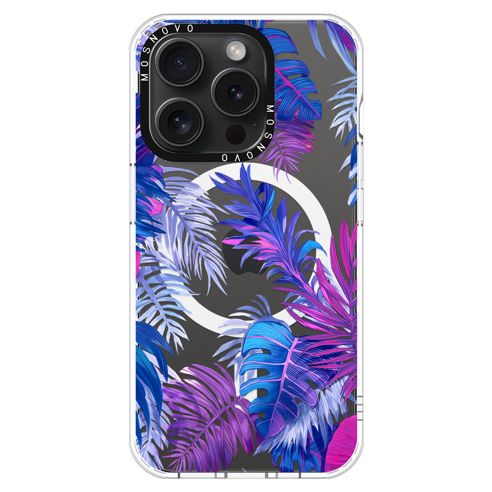 Fancy Palm Leaves Phone Case - iPhone 15 Pro Case - MOSNOVO