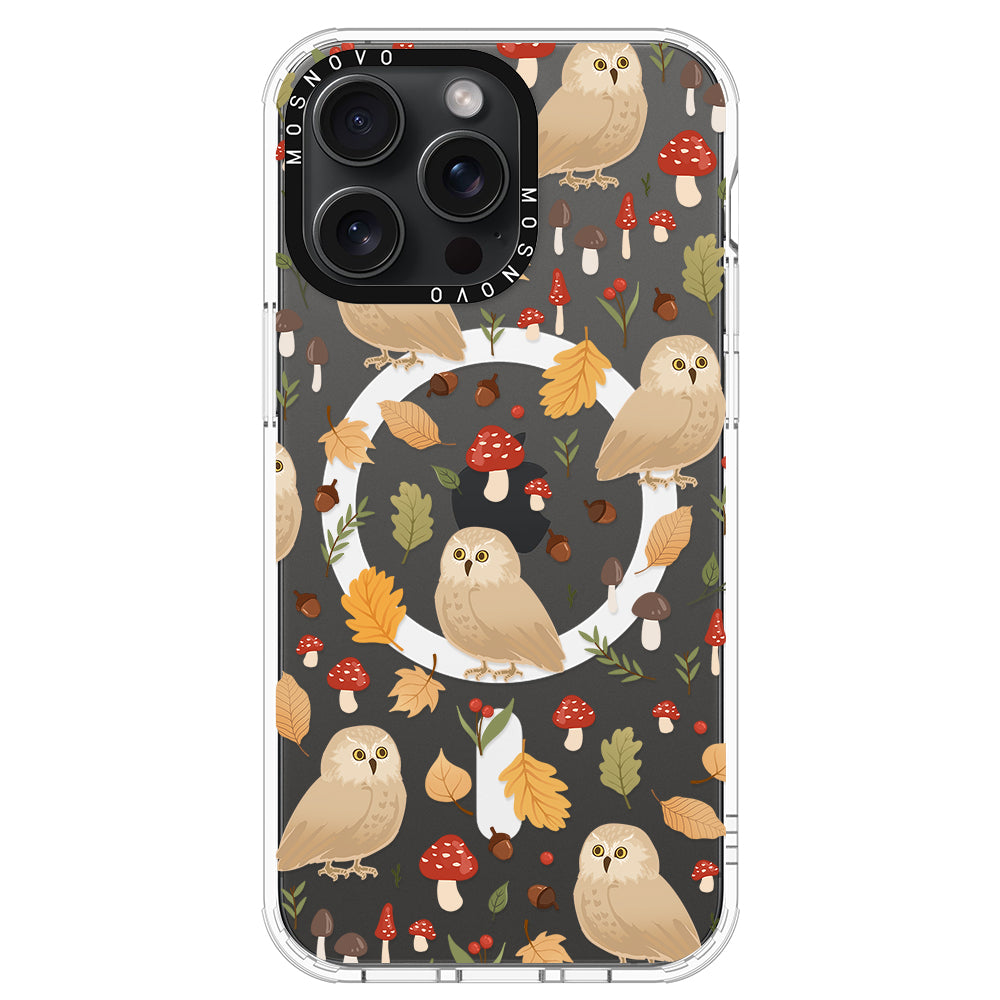 Autumn Owl Phone Case - iPhone 15 Pro Max Case - MOSNOVO