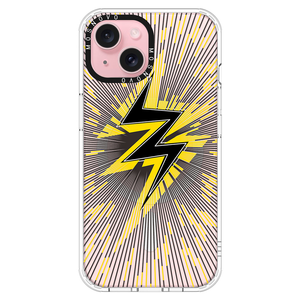 Lightning Bolt Phone Case - iPhone 15 Case - MOSNOVO