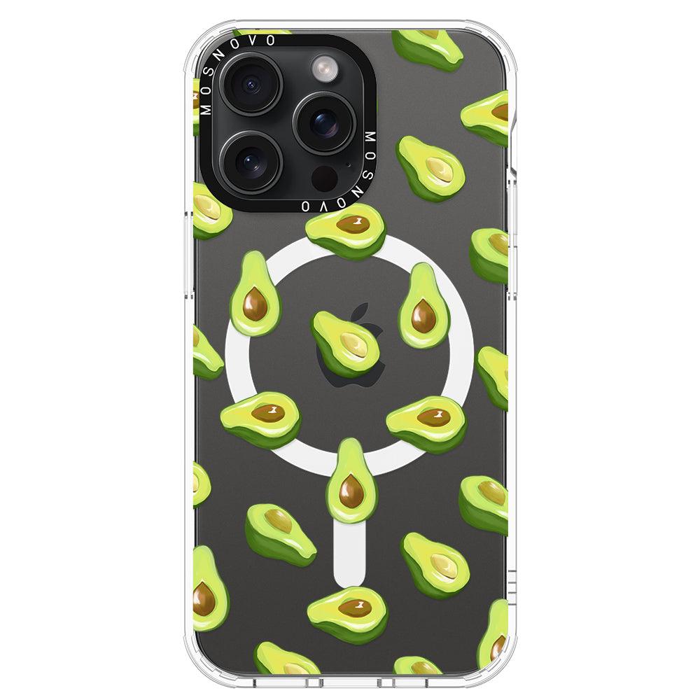 Fleshy Avocado Phone Case - iPhone 15 Pro Max Case - MOSNOVO