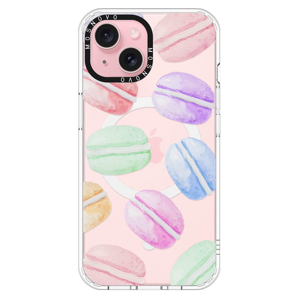 Pastel Macaron Phone Case - iPhone 15 Case - MOSNOVO