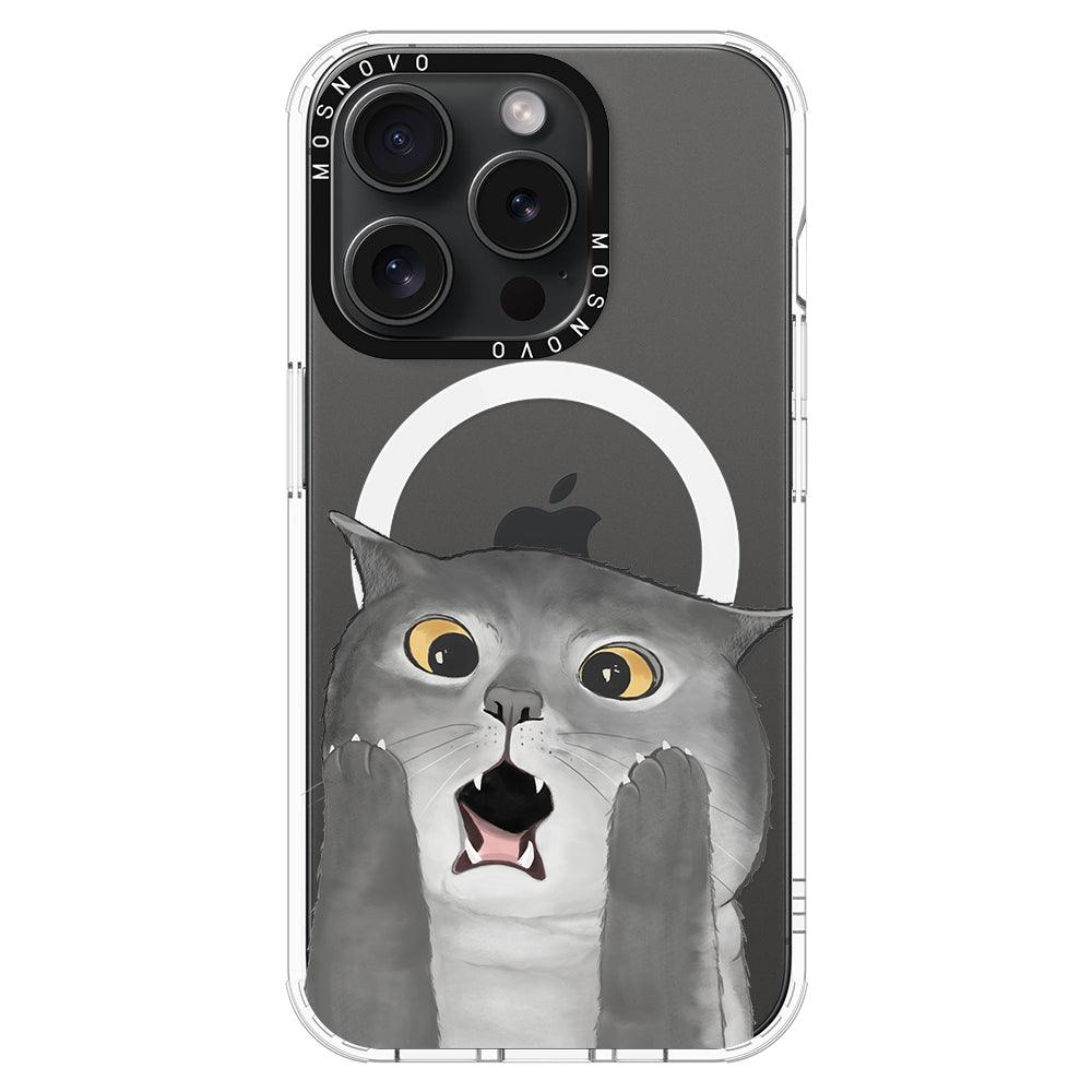 OMG Cat Phone Case - iPhone 15 Pro Case - MOSNOVO