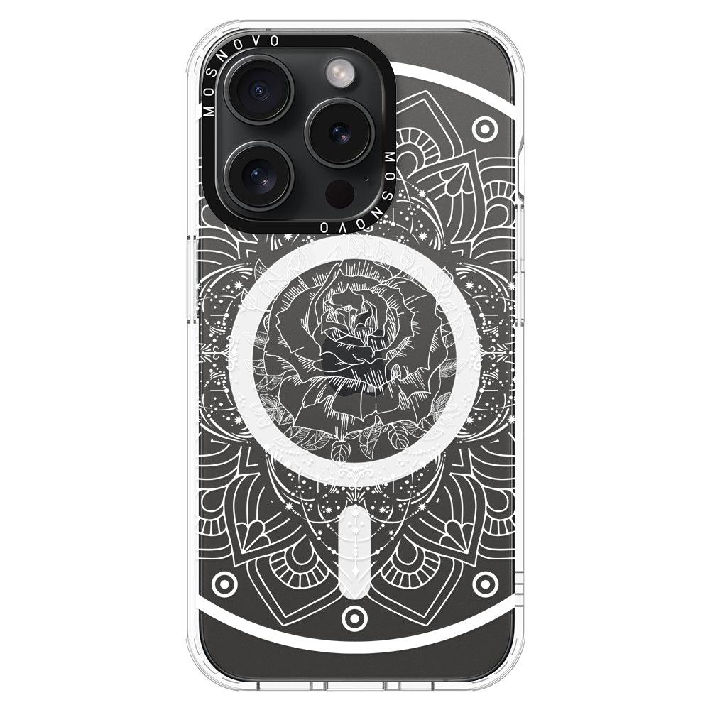 Rose Art Phone Case - iPhone 15 Pro Case - MOSNOVO