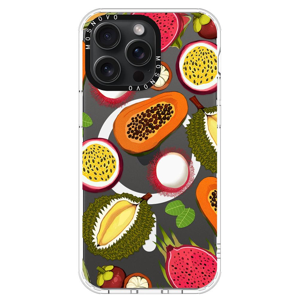 Tropical Fruit Phone Case - iPhone 15 Pro Max Case - MOSNOVO