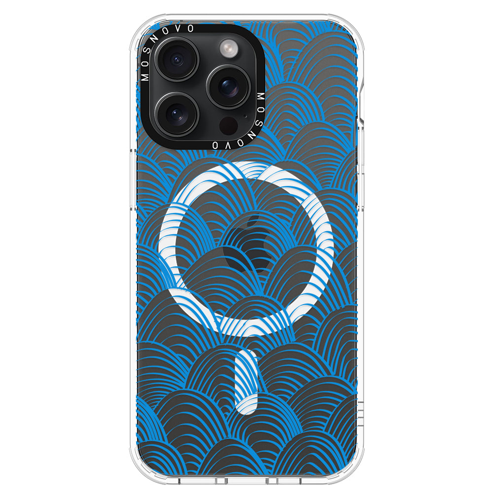 Wavy Wave Phone Case - iPhone 15 Pro Max Case - MOSNOVO