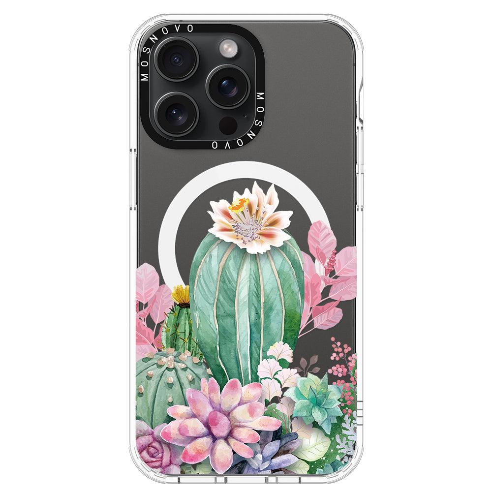 Cactaceae Phone Case - iPhone 15 Pro Max Case - MOSNOVO